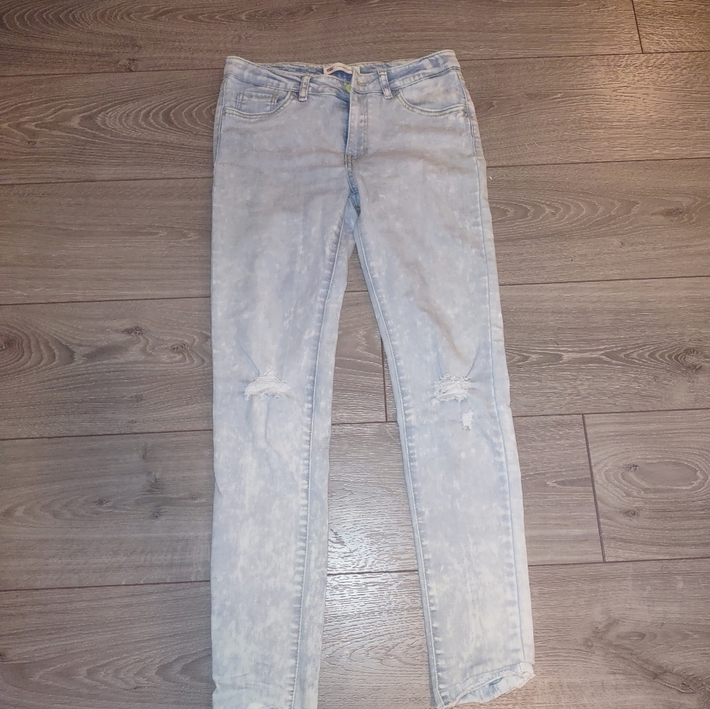LEVIS 711 super skinny raw hem jeans - Picture 2 of 6
